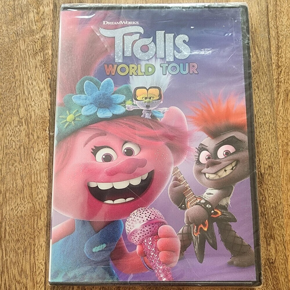 Trolls World Tour DVD Widescreen DreamWorks PG Animated Family 2020 New Sealed